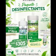 PAQUETE DESINFECTANTES