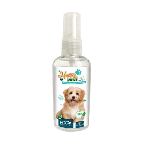 Happy Paws 120ml - Desodorizante para mascotas