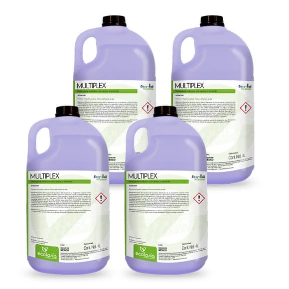 CAJA - Multiplex Lavanda 1galón - Detergente  multiusos concentrado - Pisos / Paredes