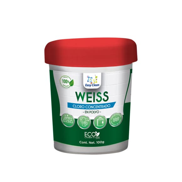 Weiss 100g - Cloro concentrado en polvo