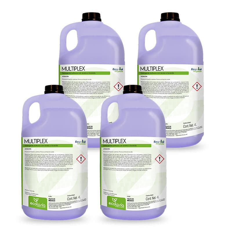 CAJA - Multiplex Lavanda 1galón - Detergente  multiusos concentrado - Pisos / Paredes