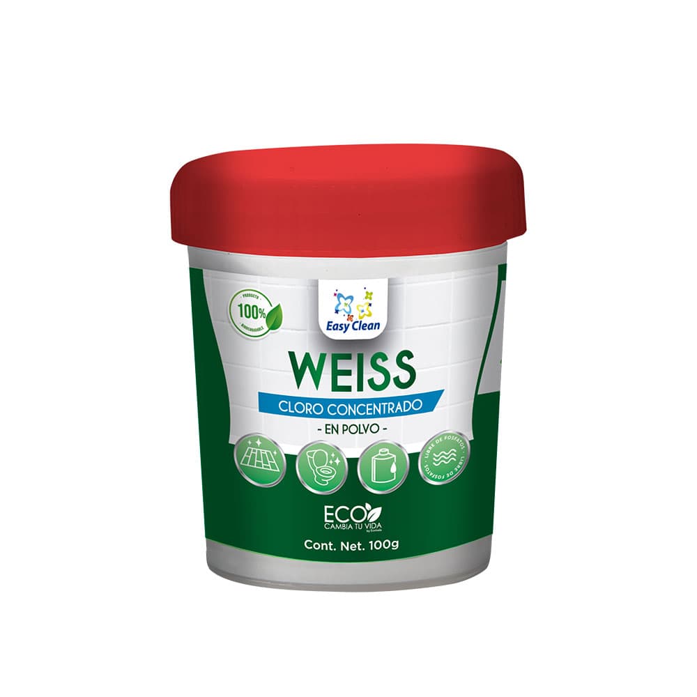 Weiss 100g - Cloro concentrado en polvo