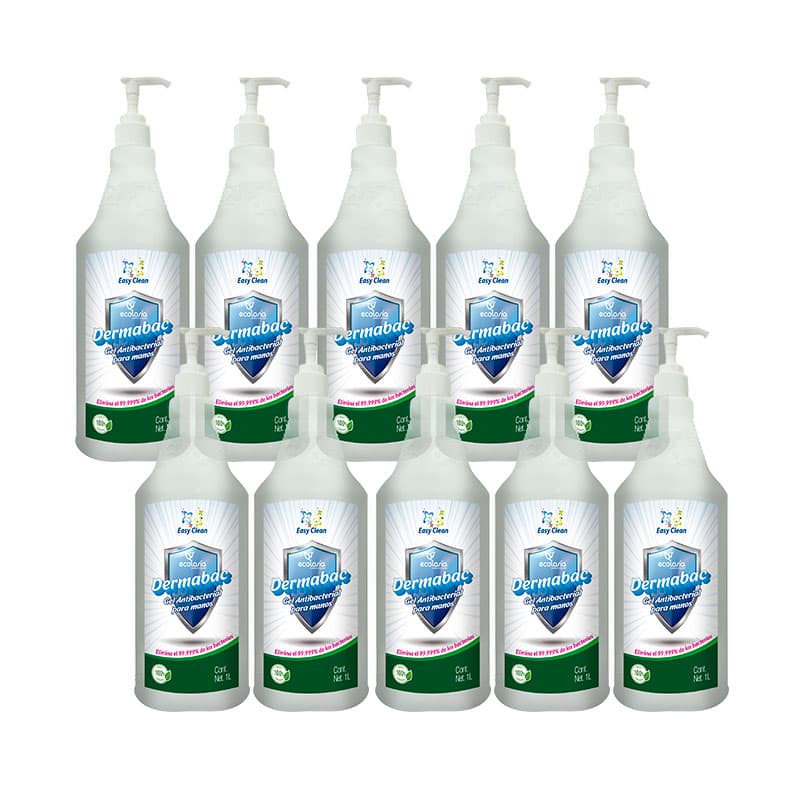 CAJA - Dermabac 1L - Gel antibacterial para manos